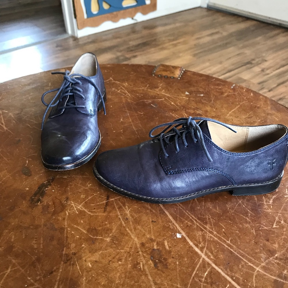 Frye Anna Oxfords Purple 7